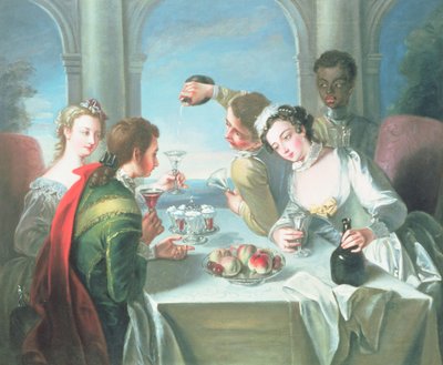 The Five Senses: The Sense of Taste, etter Philippe Mercier (1689-1760) av French School